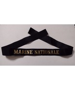 FRENCH NAVY MARINE NATIONALE HAT TALLY - NEW OLD STOCK - $16.41 CAD