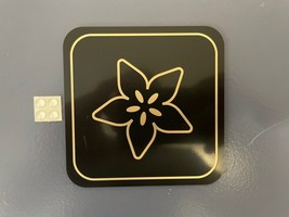 PCB Coaster with Gold Adafruit Logo - e220 - $4.95