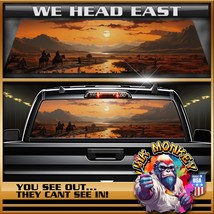 We Head East - Truck Back Window Graphics - Customizable - £43.95 GBP+