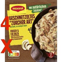 Maggi Geschnetzeltes ZURICHER Art creamy mushroom dish 4ct.-FREE SHIP  - £10.89 GBP