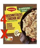 Maggi Geschnetzeltes ZURICHER Art creamy mushroom dish 4ct.-FREE SHIP  - £10.40 GBP