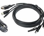 IOGEAR DVI USB KVM Cable Kit with (TAA) Audio (G2L703UTAA3) - £65.24 GBP