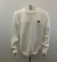 ANTIGUA Men&#39;s Michigan XX Large Long Sleeve Solid White   Pullover Sweater  - $14.84