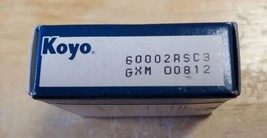 One(1) Koyo 60002RSC3 Deep Groove Sealed Ball Bearing - $9.30