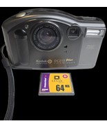 Kodak Digital Camera EasyShare DC210 Plus Zoom 64MP Black Tested - $27.40 CAD