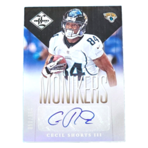 2013 Panini Limited Monikers Autographs Silver #48 Cecil Shorts /299 - $3.88