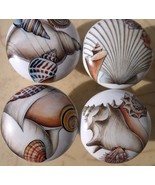 Seashell Cabinet Knobs w/ Sea shell Shell #6 (4) - £13.33 GBP