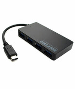 NEW USB 3.1 Type-C to Type-A Powered 4 Port Hub Adapter 5Gbps, MacBook, ... - $20.33 CAD