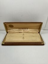 Original PARKER 51 Leather Pen &amp; Pencil Case Oriental Yellow Inside CASE... - $826.49 MXN