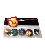 S&amp;M BIKES 5 PIECE BUTTON / PIN SET - $9.50