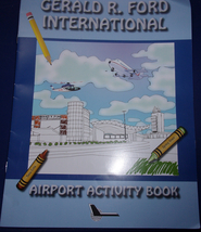 Gerald R Ford International Airport Activity Book 1996 - £3.18 GBP
