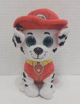 Pre Owned TY Beanie Boo Paw Patrol Marshall 6.5&quot; Plush Dalmation - £5.45 GBP