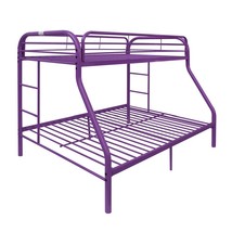 Tritan Purple Twin over Full Bunk Bed for Kid Room - $582.14
