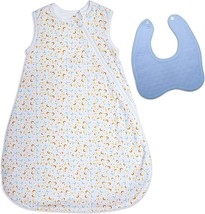 Baby Sleep Sack and Baby Bib  with 100% Cotton Material 6-15 months NEW - £14.62 GBP
