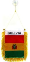 Wholesale lot 3 Bolivia Mini Flag 4&#39;&#39;x6&#39;&#39; Window Banner suction cup BEST Garden  - £4.72 GBP