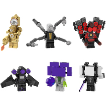 6Pcs Skibidi Toilet Minifigures Titan Clockman Speaker Man Drillmen Mini Blocks - $392.32 MXN