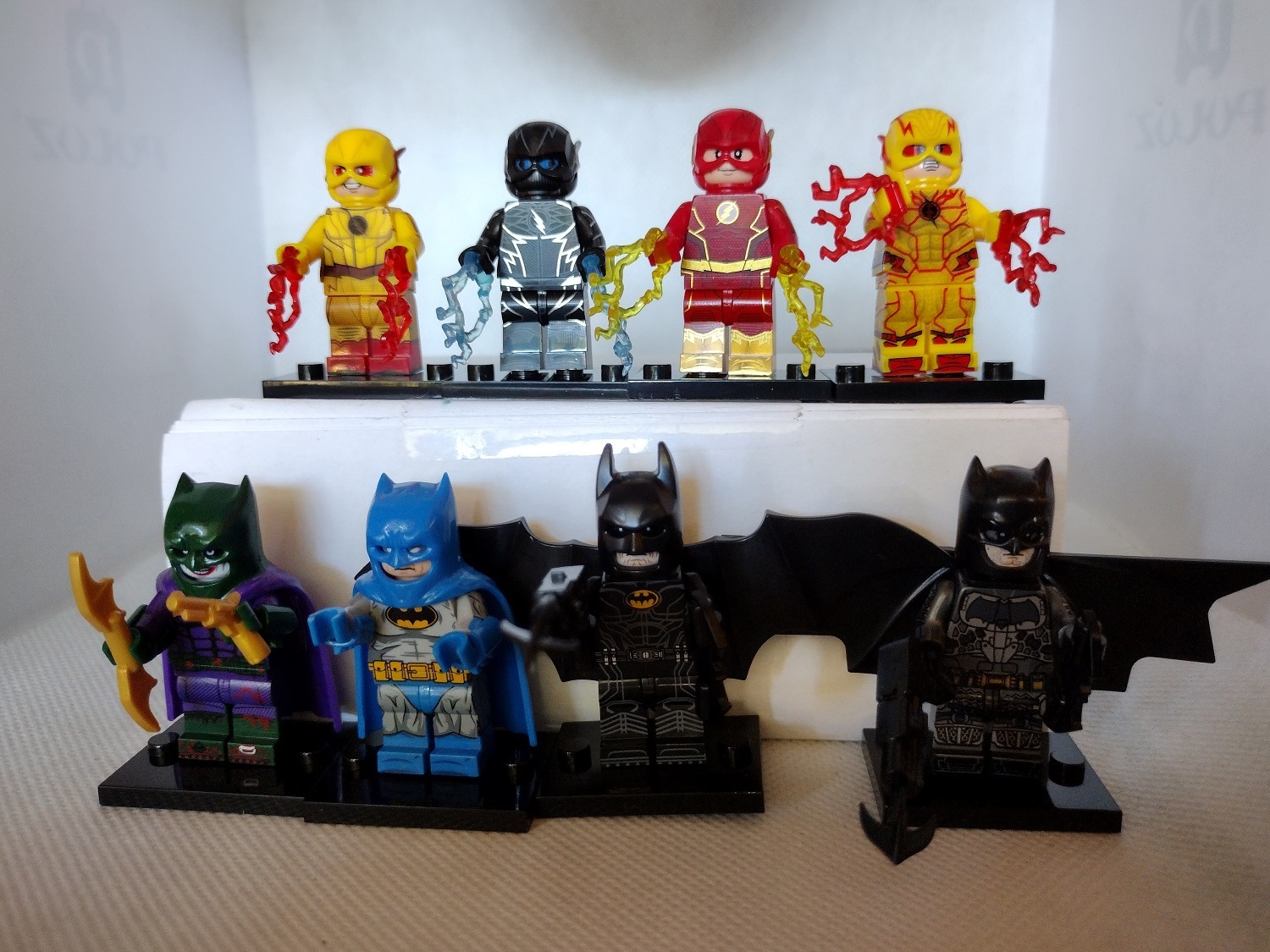Flash Movie Custom Designed Minifigures Set of 8 - $25.00
