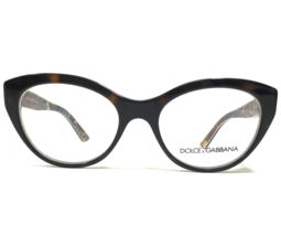 Dolce &amp; Gabbana Eyeglasses Frames DG3246 3037 Tortoise Cat Eye 51-18-140 - £102.52 GBP