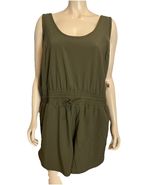 Abercrombie &amp; Fitch Women's Sleeveless Tank Romper Green XL NWT - $37.99