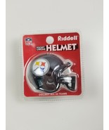 Pittsburgh Steelers Helmet Riddell Pocket Chrome 2 Inch Collectible Toy - $235.01 MXN
