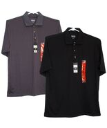 New with Tags Kirkland Signature Men's Golf Polo Shirt Medium Gray or Black - $21.94