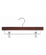 14&quot;  Walnut  Wood Pant/Skirt Hanger (pack of 4) - $303.82 MXN
