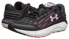 new UNDER ARMOUR girls CHARGED ROGUE Youth sz 6Y Running Shoes gray pink... - $54.35