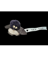 VTG 70-80s Black Penguin Wuppet Weepul Googly Eye Fuzzy PomPom Eye See You! - $29.10