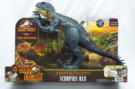 Jurassic World Camp Cretaceous Scorpios Rex Dinosaur 15&quot; Toy W/ Sound Mattel - £22.19 GBP