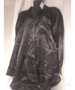 New Be Wicked Button Up Long Sleeve Satin Nightwear Small - $266.28 MXN
