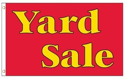 Yard Sale Sign Advertising Flag 3ft*5ft - $18.00