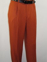 Men 2pc Walking Leisure Suit Short Sleeves By DREAMS 255-09 Solid Papaya - £78.65 GBP
