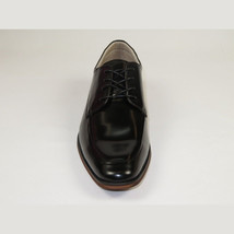 Men's Dress Shoes STEVE MADDEN Soft Leather upper Lace Up TASHER Black image 3