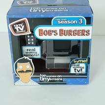 Bobs Burgers Tiny TV Classics Real Working TV Remote Top Scenes Season 3 Box Rip - £35.60 GBP