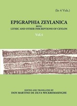 Epigraphia Zeylanica Being Lithic And Other Inscriptions Of Ceylon Vol. 4th - £19.64 GBP