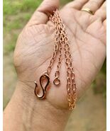 8 inch Pure Copper Short Cable Chain Bracelet, Healing Copper Jewelry Sp... - $18.61