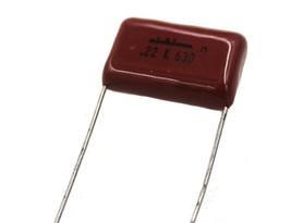 0.22uF, 630VDC Metallized Polyester Film Capacitor - Lot of 100 - £95.92 GBP