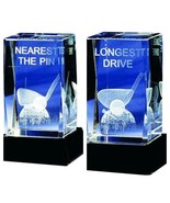 Longridge Nearest The Pin or Longest Drive Crystal Golf Trophy. - £24.69 GBP