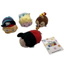 Disney&#39;s Tsum Tsum Mini Plush Toys Lot of 4 - £9.00 GBP