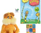 The Lorax by Dr. Seuss Hardcover, Dr Seuss Plush Toy Book Character Stuf... - £29.08 GBP