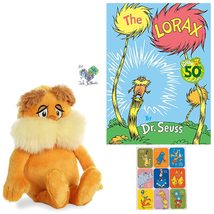 The Lorax by Dr. Seuss Hardcover, Dr Seuss Plush Toy Book Character Stuf... - £29.08 GBP