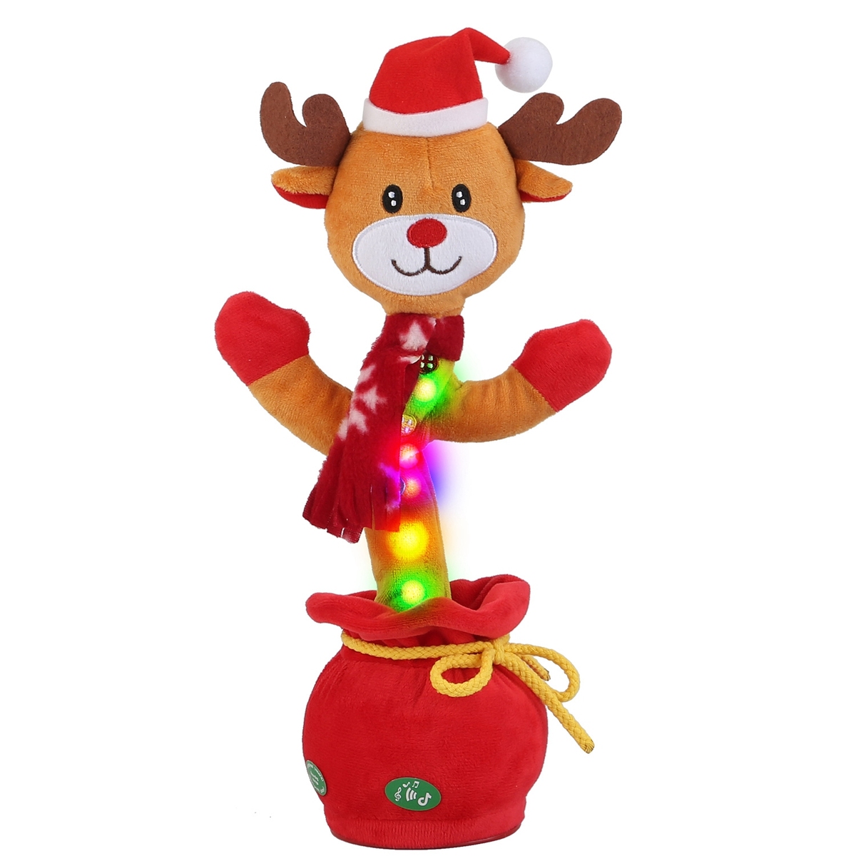 Kid Electric Dance Toy Christmas Elk Snowman Senior Penguin Plush Toy In... - $27.98