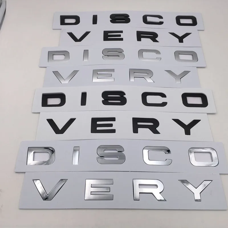 3D Letter DISCOVERY Car Rear Front Badge Emblem Decal Sticker for Land R... - $16.79