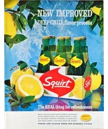 SQUIRT - SODA - 6 PACK Refreshment -1964 Vintage Print Ad - $7.84