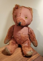 Antique Teddy Bear w/ Movable Head, Arms and Legs 18 Inches - £39.41 GBP
