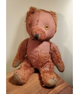 Antique Teddy Bear w/ Movable Head, Arms and Legs 18 Inches - £38.88 GBP