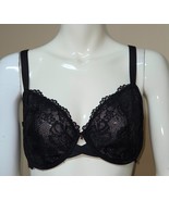 SAVAGE Fenty Black Lace Underwire Shear Bralette Bra Size 38DD NEW - €12,73 EUR