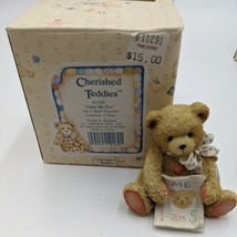 1992 Enesco Cherished Teddies &quot;Color Me Five&quot; #911291 Coloring Book School  - £12.79 GBP