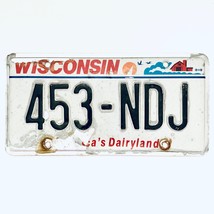  United States Wisconsin Dairyland Passenger License Plate 453-NDJ - £13.13 GBP