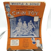 Vintage Sheet Music, Whistle a Song, Stern 1920 Musical Romance Chin Toy Natwick - £68.61 GBP